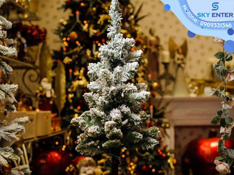 Dựng cây thông Noel mini
